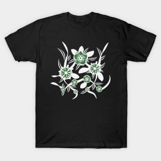 Green flowers T-Shirt